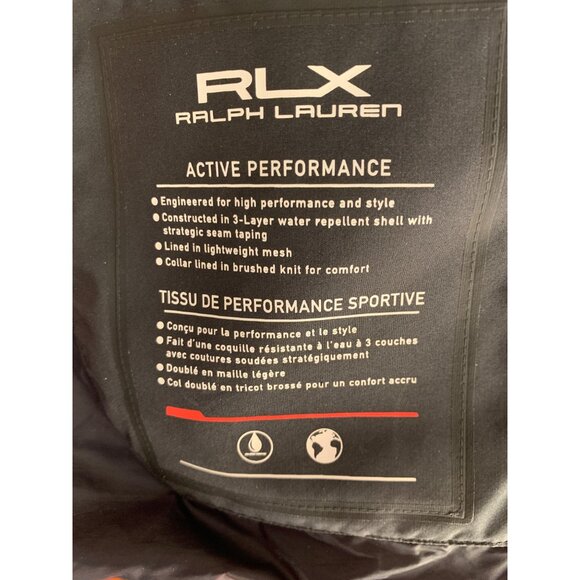 RLX Ralph Lauren Mens Orange Active Performance Jacket Size L RJ10625 GUC - Picture 3 of 16